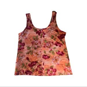 Summer blouse sleeveless by Nicolette size  M